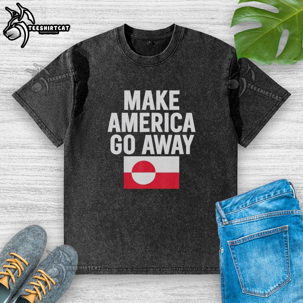 awesome-dear-canada-we-hate-him-too-make-america-go-away-washed-t-shirt Awesome Dear Canada We Hate Him Too Make America Go Away Washed T-Shirt in casual style, perfect for summer wear.