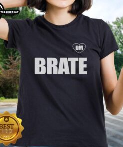 Alt Text: Awesome Dejan Milojevic DM Brate with Heart Ladies Tee featuring a stylish design and vibrant colors.
