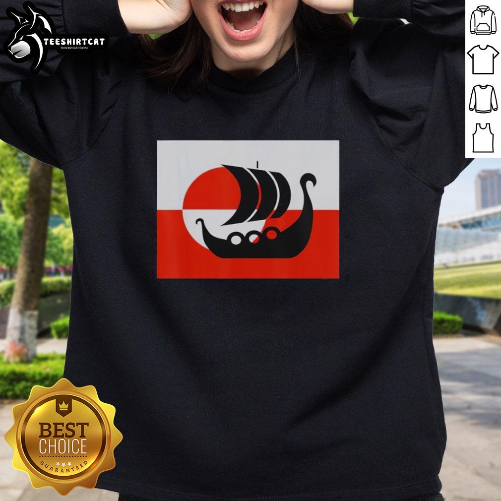 awesome-denmark-greenland-flag-is-not-for-sale-support-danish-sweatshirt Alt Text: Support Danish sweatshirt featuring the Greenland flag with 'Not for Sale' text - Awesome Denmark design.