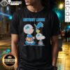 Awesome Detroit Lions X Snoopy and Charlie Brown T-Shirt featuring playful designs for fans of both franchises.