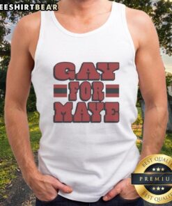 Alt Text: Awesome Drake Maye Gay for Maye tank top featuring vibrant design, perfect for fans celebrating LGBTQ+ pride.