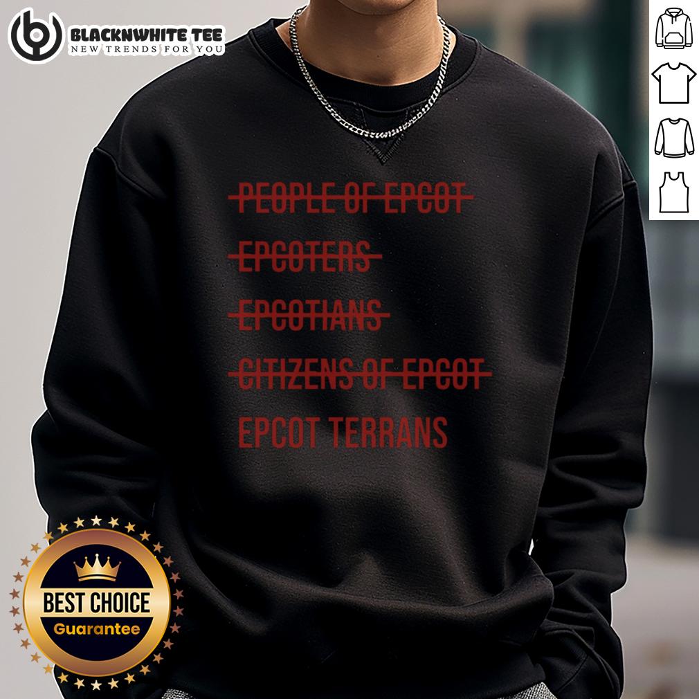 Awesome Epcot Terrans Sweatshirt Awesome Epcot Terrans Sweatshirt featuring vibrant design and cozy fit, perfect for Disney fans and casual wear.