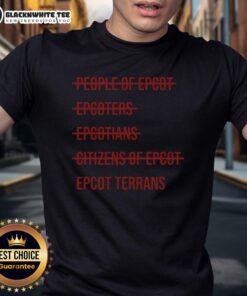 Awesome Epcot Terrans T-Shirt featuring vibrant graphics and a comfortable fit, perfect for theme park enthusiasts.
