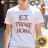 Awesome ET Phone Home T-Shirt featuring a vintage design inspired by the classic movie E.T. Perfect for sci-fi fans!