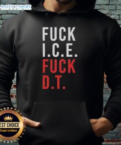 Awesome Fck Ice and Fck Dt hoodie featuring bold graphics and a stylish design for streetwear enthusiasts.