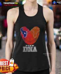 Awesome Fingerprints Houston Texans X Texas Longhorns tank top featuring unique design celebrating Texas pride.