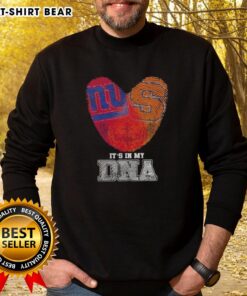 Awesome Fingerprints New York Giants X Syracuse Orange sweatshirt design showcasing team spirit and unique style.