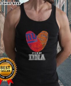 Awesome Fingerprints New York Giants X Syracuse Orange tank top showcasing team spirit and unique design in DNA style.