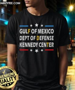 Vintage retro T-shirt featuring the Awesome Gulf of Mexico and Department of Defense Kennedy Center design.