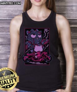 Adorable Hello Kitty kawaii tank top featuring a colorful design perfect for casual summer outfits.