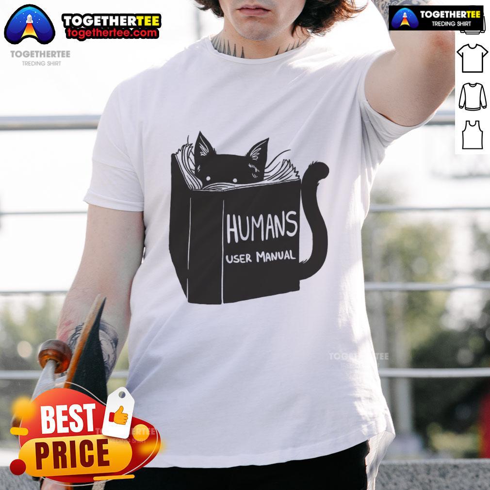 Awesome Humans User Manual For Cats Remix T Shirt Awesome Humans User Manual For Cats Remix T-Shirt featuring a playful design with cat graphics and vibrant colors.