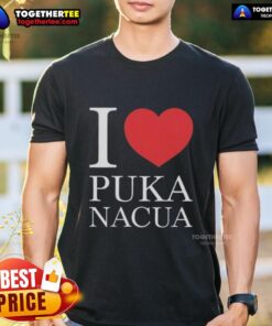 Awesome I Love Puka Nacua T-Shirt featuring a stylish design, perfect for fans of Puka Nacua and casual wear.