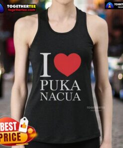 Awesome I Love Puka Nacua tank top design featuring vibrant colors and trendy graphics for stylish fans.