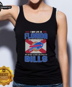 Buffalo Bills football flag tank top, perfect for game day, showcasing team spirit while living in Florida.