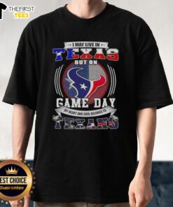 Alt Text: Awesome Texans T-Shirt showing pride for Houston Texans on game day, perfect for Texas football fans.