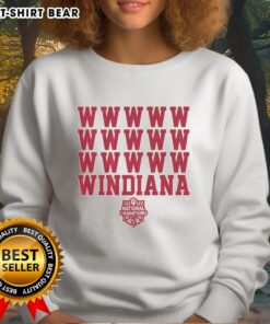 Awesome Indiana Football Windiana 2025 National Champions Sweatshirt showcasing team pride and victory.