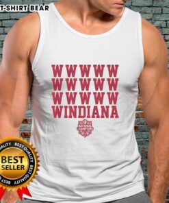 Awesome Indiana Football Windiana 2025 National Champions tank top featuring bold graphics and vibrant colors.