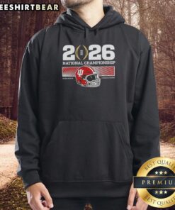 Awesome Indiana Hoosiers 2026 National Championship College Football Playoff hoodie featuring team colors and logo.
