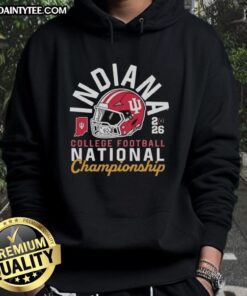 Awesome Indiana Hoosiers college football national championship 2026 helmet hoodie, perfect for fans and stylish wear.