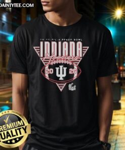 Indiana Hoosiers Football Chick-Fil-A Peach Bowl 2026 T-shirt featuring vibrant team colors and logo design.