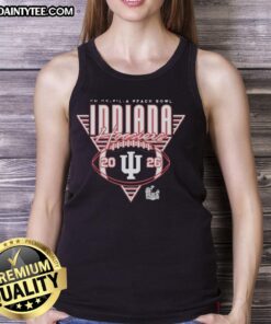 Awesome Indiana Hoosiers football tank top for 2026 Chick-fil-A Peach Bowl, perfect for fans and game day attire.