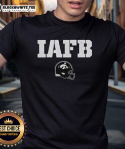 Iowa Hawkeyes Iafb Reliaquest Bowl Champions 2025 Helmet Logo T-Shirt for fans of college football apparel.