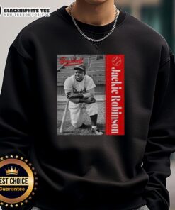 Awesome Jackie Robinson Major League Baseball sweatshirt featuring classic design and vibrant colors for fans.