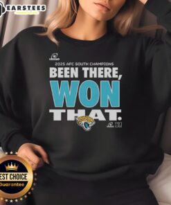 Alt Text: Awesome Jacksonville Jaguars Been There Won That Sweatshirt showcasing team pride and stylish design for fans.