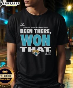 Alt Text: Awesome Jacksonville Jaguars Been There Won That T-Shirt featuring team colors and logo for fans and collectors.