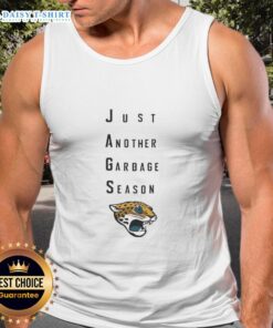 Awesome Jacksonville Jaguars Just Another Garbage Season tank top showcasing team spirit and humor for fans.