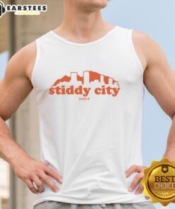 Jarrett Stidham Stiddy City tank top featuring a stylish design, perfect for fans and casual wear enthusiasts.