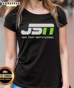 Alt Text: Awesome Jaxon Smith-Njigba Seattle Seahawks ladies tee featuring JSN graphic for fans of NFL football apparel.