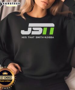 Jaxon Smith-Njigba Seattle Seahawks sweatshirt featuring bold graphics showcasing JSN's name and team pride.