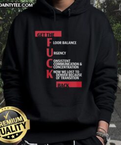 Awesome Jeff Van Gundy Get The Fck Back Hoodie featuring bold graphics and a stylish design for basketball fans.