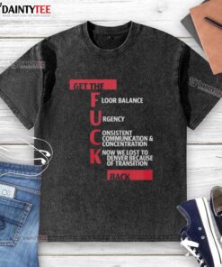 Alt Text: Awesome Jeff Van Gundy 'Get The F*ck Back' washed t-shirt design featuring bold graphics and vibrant colors.