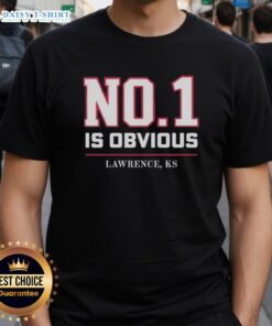 Awesome Kansas No 1 Is Obvious Lawrence KS T-Shirt featuring a bold design celebrating Lawrence, Kansas pride.