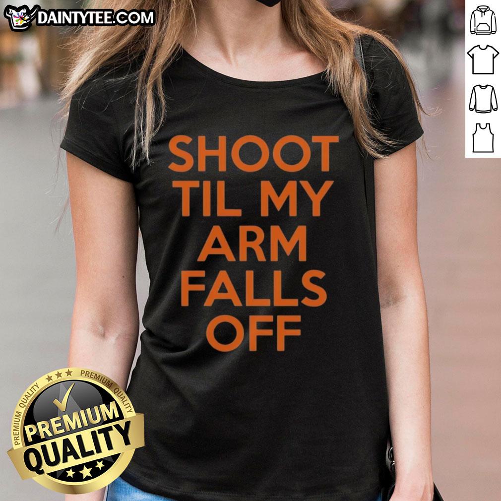 awesome-kevin-durant-shoot-til-my-arm-falls-off-ladies-tee Awesome Kevin Durant Shoot Til My Arm Falls Off ladies tee featuring a stylish design for basketball fans.