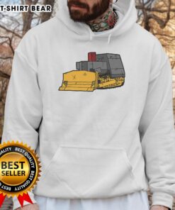 Awesome Killdozer modified bulldozer hoodie featuring a unique design, perfect for fans of heavy machinery and urban legend.