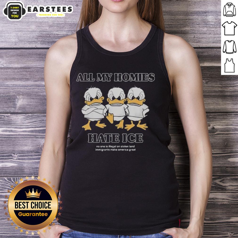 awesome-larry-nance-jr-all-my-homies-hate-ice-tank-top Alt Text: Larry Nance Jr. wearing an All My Homies Hate Ice tank top, showcasing a cool and stylish basketball vibe.