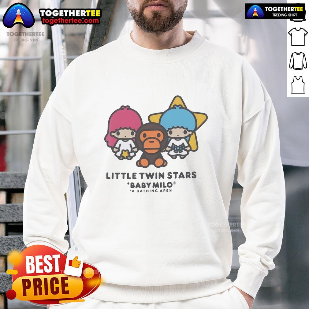 Awesome Little Twin Stars Baby Milo A Bathing Ape Sweatshirt Awesome Little Twin Stars Baby Milo A Bathing Ape sweatshirt featuring colorful designs for trendy infants.