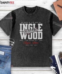 Awesome Los Angeles Clippers Inglewood washed t-shirt featuring Clipper Nation logo, perfect for fans and game days.
