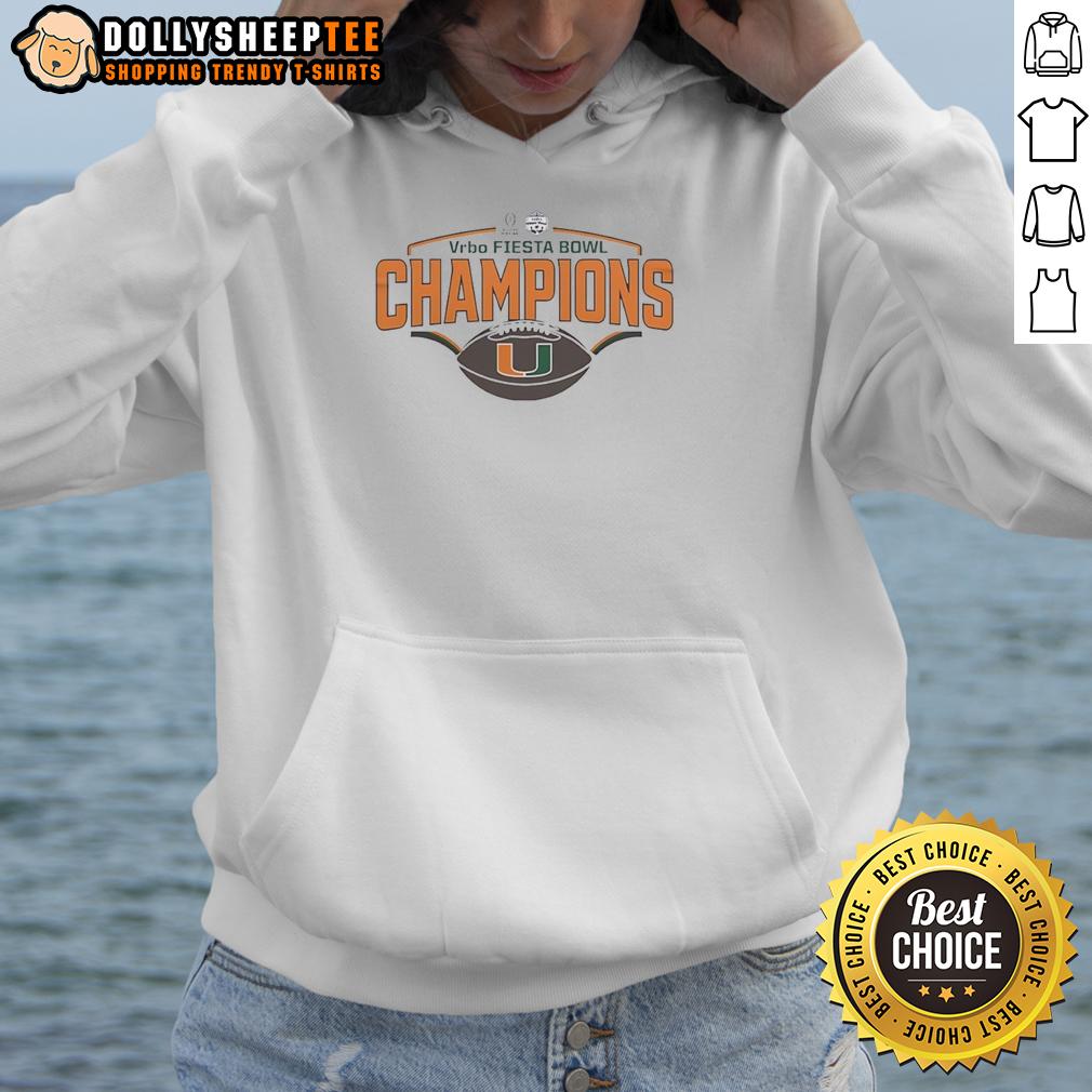 Awesome Miami Hurricanes Football Fiesta Bowl Champions Cfp 2026 Hoodie Awesome Miami Hurricanes Football Fiesta Bowl Champions CFP 2026 Hoodie showcasing team pride and vibrant colors.