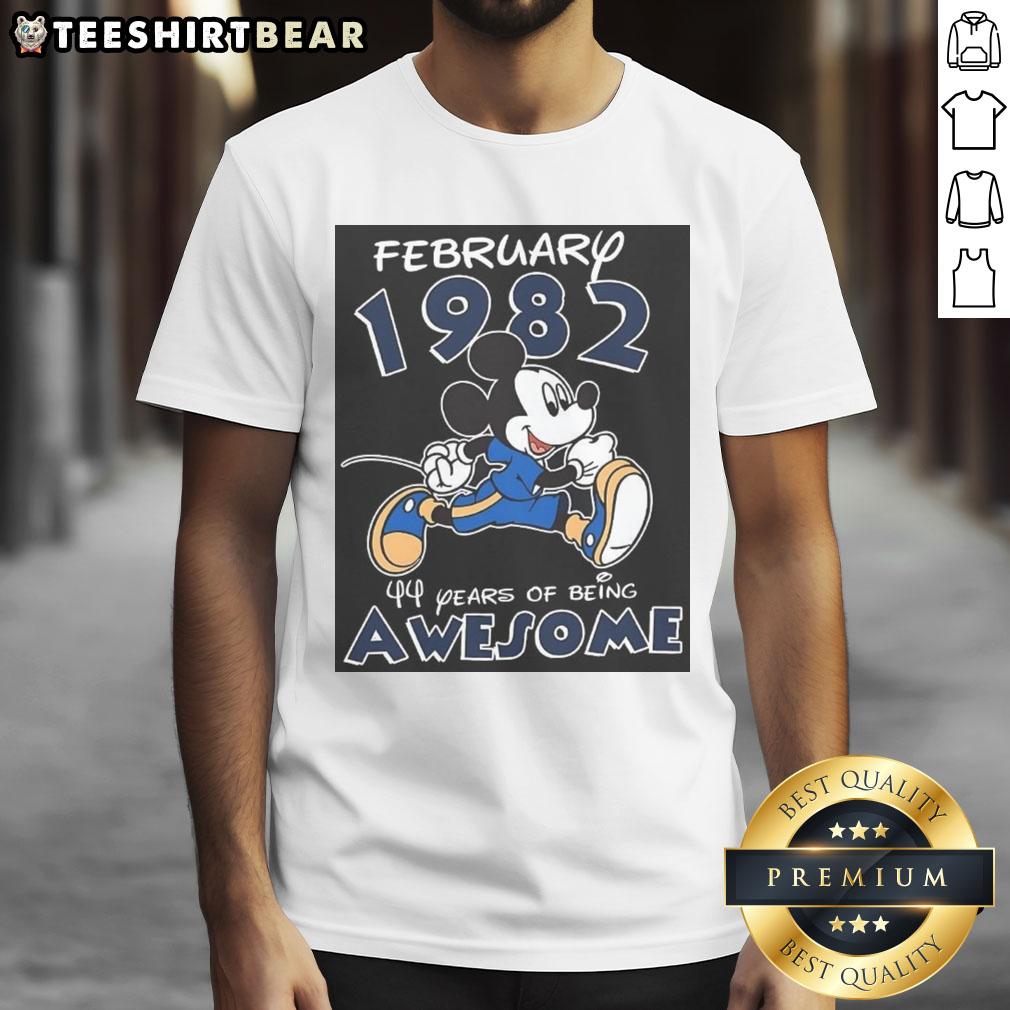 awesome-mickey-mouse-february-1982-44-years-of-being-awesome-t-shirt-1 Awesome Mickey Mouse February 1982 T-Shirt celebrating 44 years of being awesome, featuring a vibrant Mickey design.