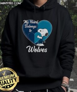Awesome Minnesota Timberwolves X Snoopy Cartoon Valentine 2026 Hoodie featuring vibrant graphics and cozy design.