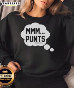 Awesome Mmm Punts The Drew Allen Sweatshirt in stylish design, perfect for casual wear and showing off team spirit.