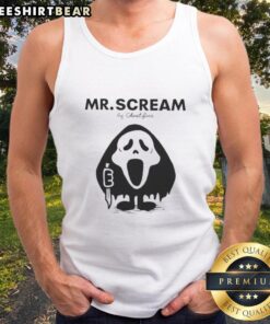 Awesome Mr. Scream by Ghostface tank top featuring a spooky design perfect for horror fans and stylish summer wear.