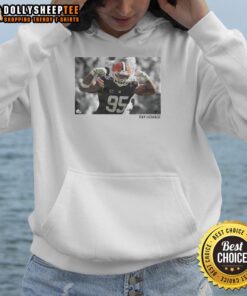 Awesome Myles Garrett Pay Homage Hoodie featuring bold graphics and comfortable fit, perfect for sports fans.