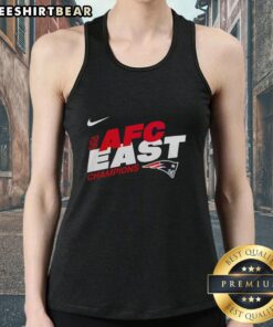 Alt Text: Awesome New England Patriots 2025 NFC East Champions Super Bowl LX mascot tank top for fans and collectors.
