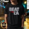 Awesome New England Patriots Beat LA T-Shirt featuring team colors and logo, perfect for fans celebrating a victory.
