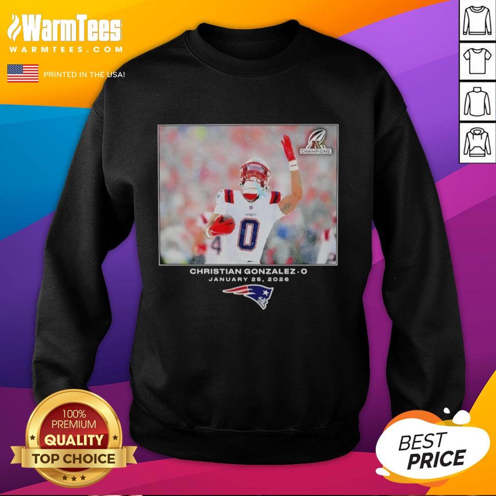 awesome-new-england-patriots-christian-gonzalez-nfl-flash-features-week-21-sweatshirt Christian Gonzalez NFL sweatshirt featuring New England Patriots design for Week 21, showcasing vibrant colors and team logo.